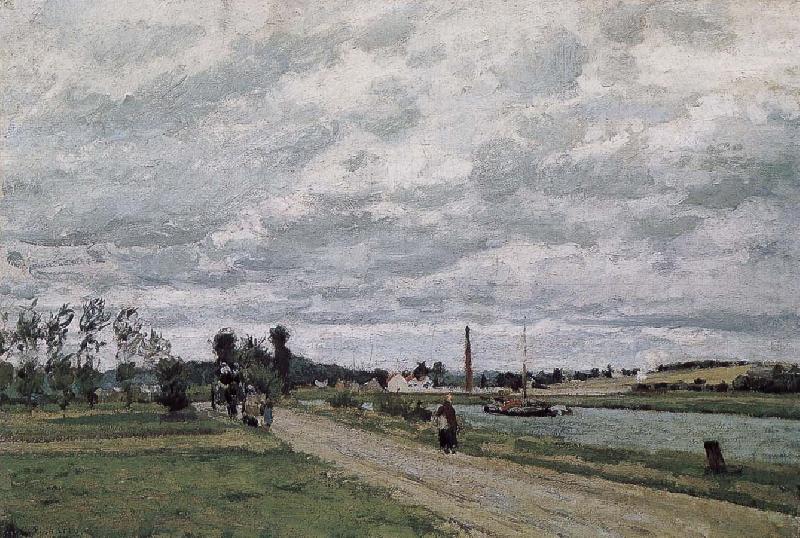 Schwartz of Schwartz Metaponto riparian, Camille Pissarro